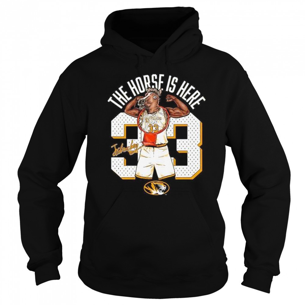 The horse is here no 33 Joshua Gray Missouri Tigers shirt Sweatshirt