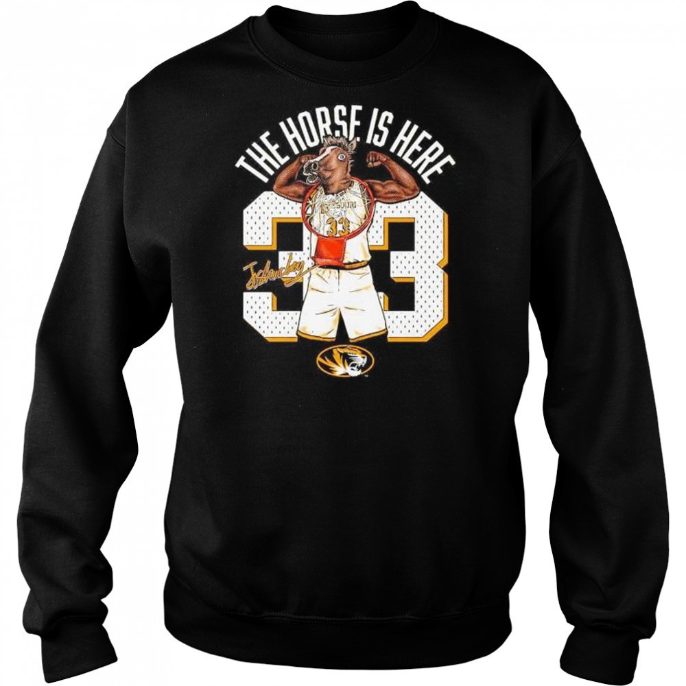 The horse is here no 33 Joshua Gray Missouri Tigers shirt Hoodie