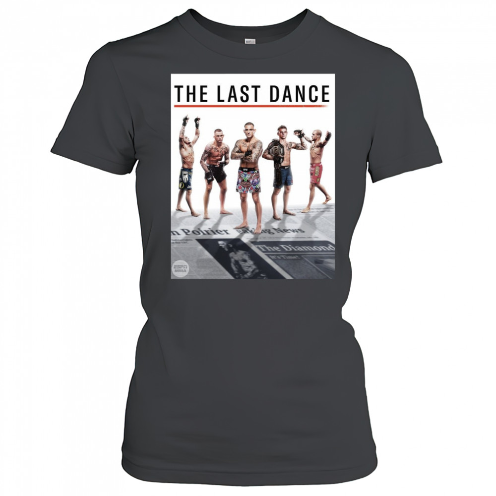 The Last Dance For The Diamond Dustin Poirier Vs Max Holloway UFC 318 Poster t-shirt Women's T-shirt