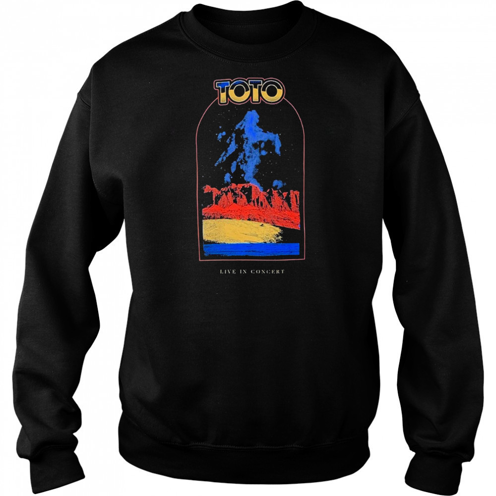 Toto Live In Concert Mountains T-shirt Hoodie