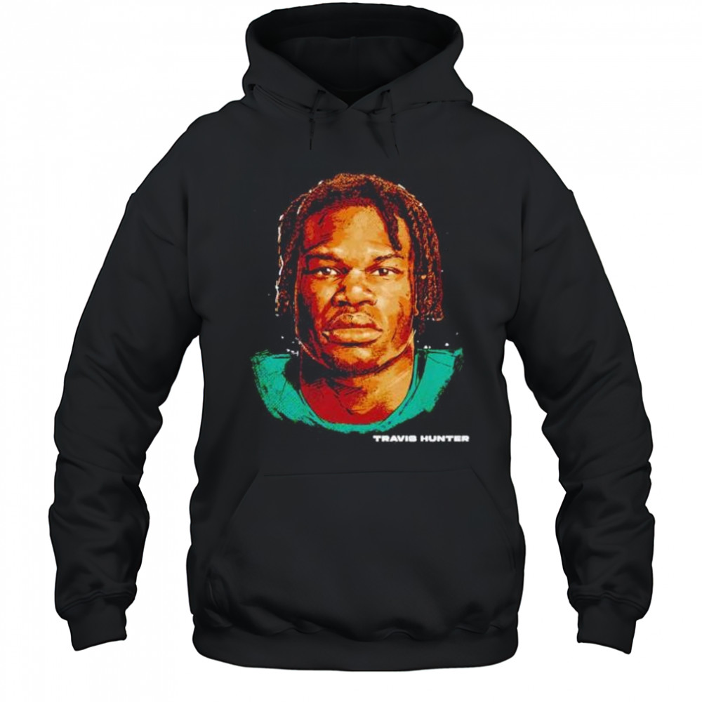 Travis Hunter Jacksonville Jaguars portrait shirt Hoodie