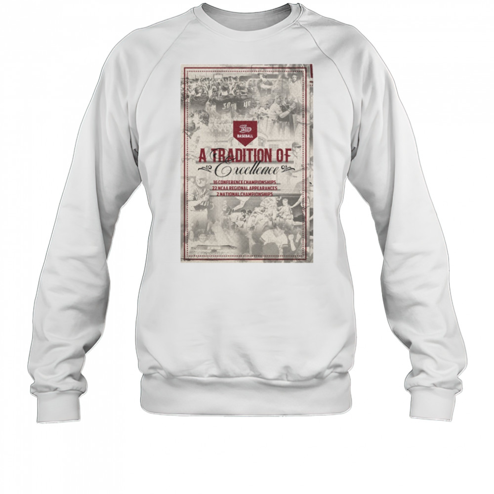 Troy Trojans Baseball A Tradition Of Excellence 16 Conference Championships 22 NCAA Regional Appearances Poster t-shirt Sweatshirt