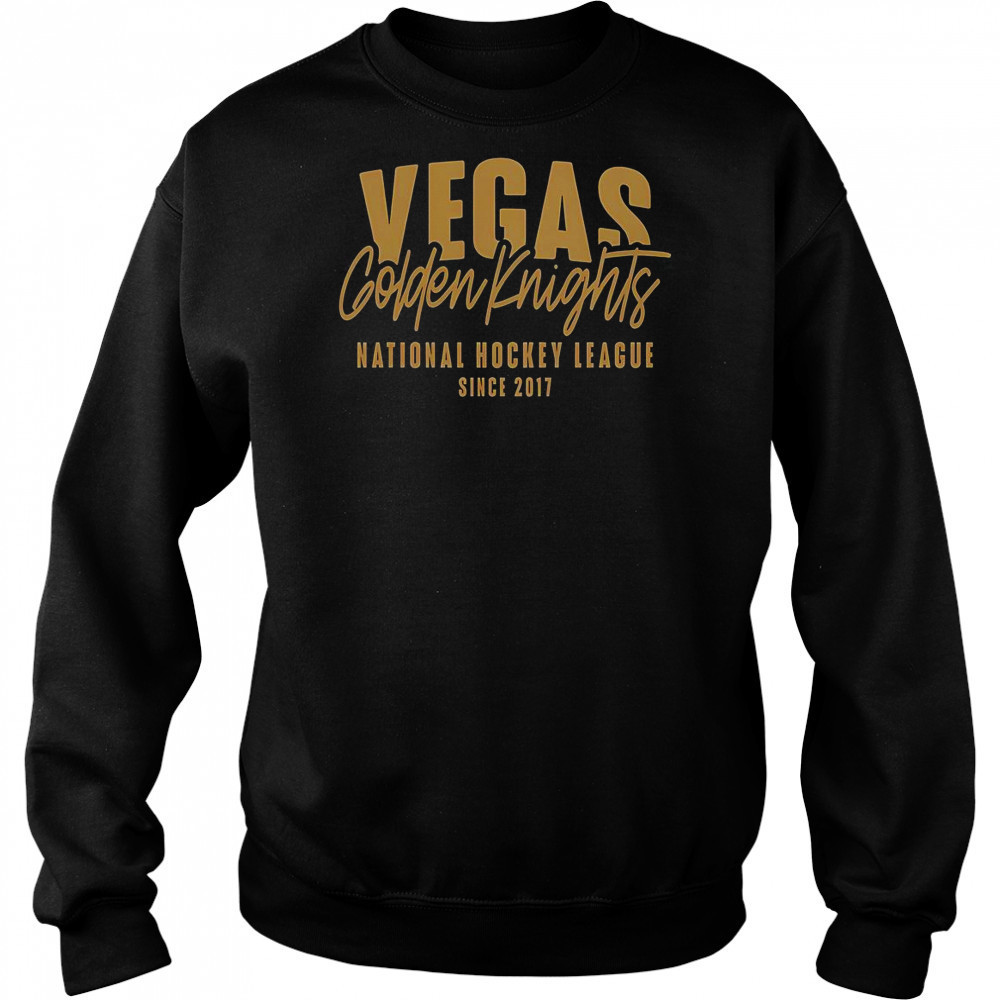 Vegas Golden Knights National Hockey League Since 2017 T-Shirt Hoodie