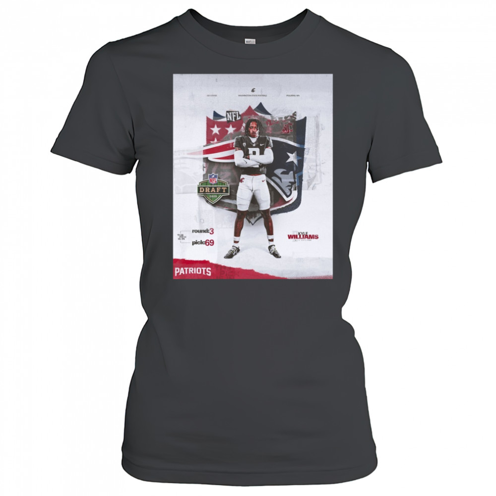 Washington State Cougars football Kyle Williams NFL Draft 2025 The Pick Is In Round 3 Pick 69 Poster t-shirt Women's T-shirt