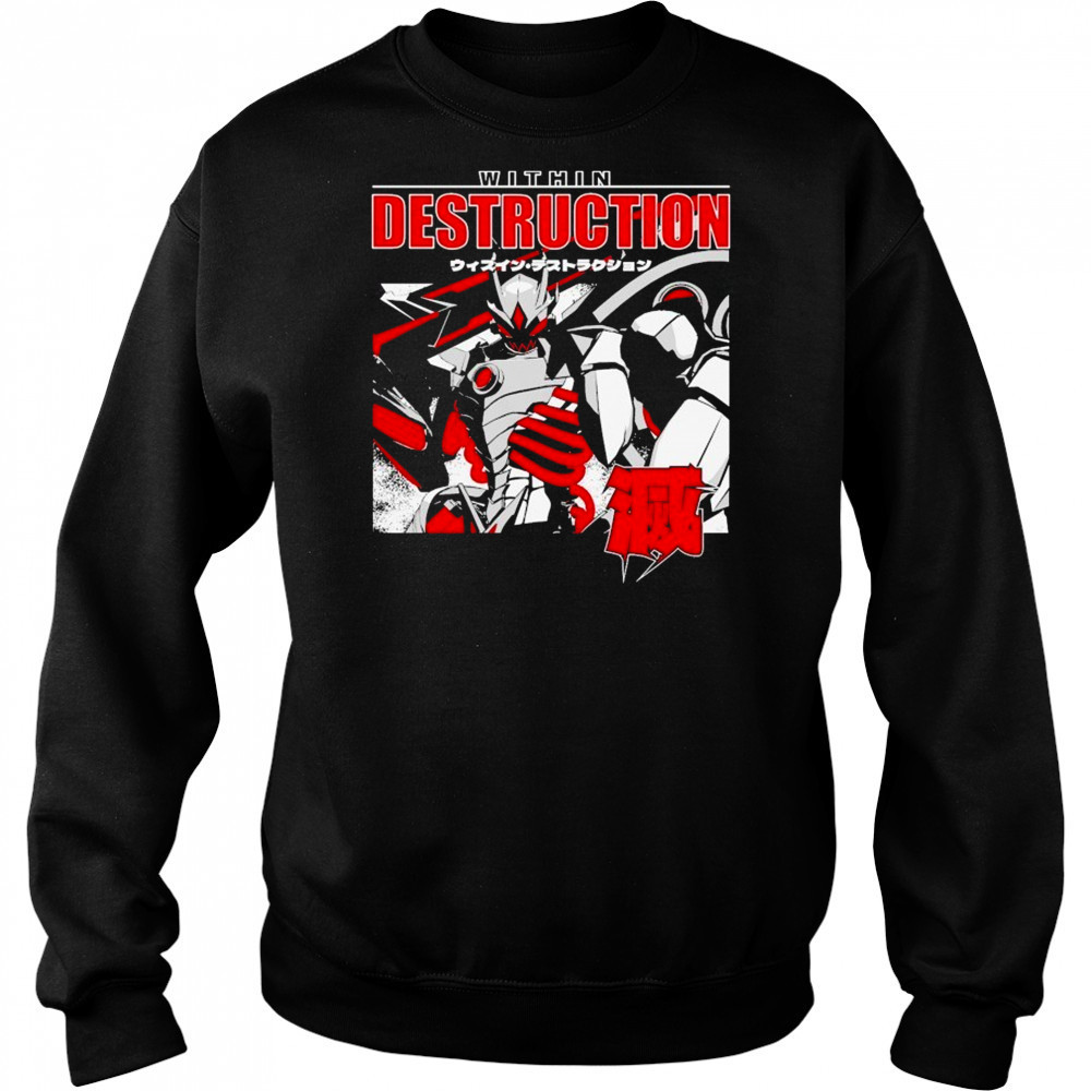 Within Destruction Animetal T-shirt Hoodie