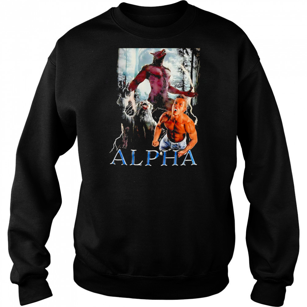 Wolf zombie Alpha shirt Hoodie