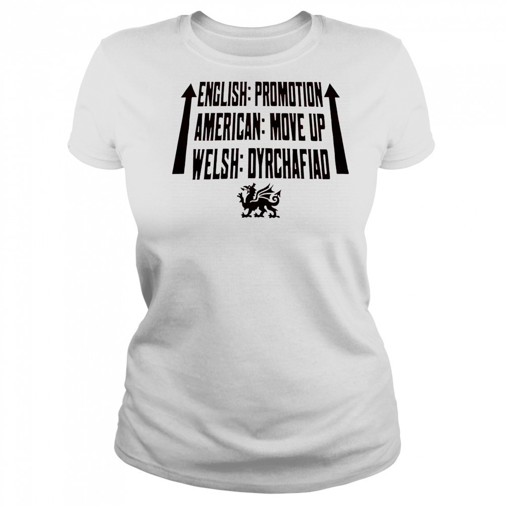 Wrexham AFC English Promotion American Move Up Welsh Dyrchafiad 2025 t-shirt Women's T-shirt