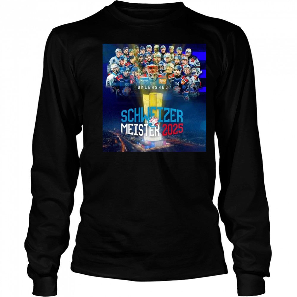 ZSC Lions Back to Back Schweizer Meister 2025 Shirt Long Sleeved