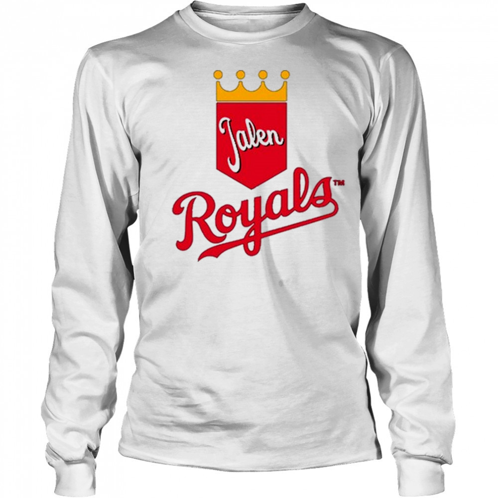 2025 Claywendler Jalen Royals Kansas City Chiefs Logo t-shirt Long Sleeved