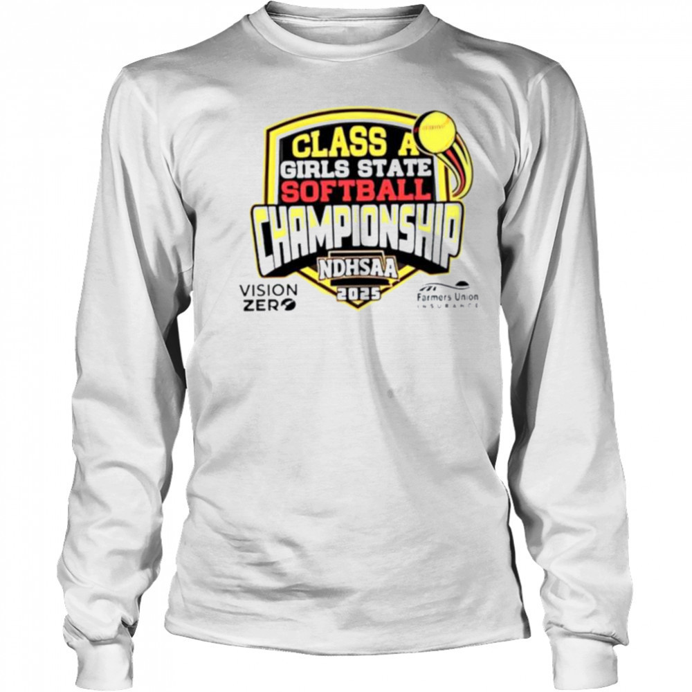 2025 NDHSAA Class A Girls State Softball Championship shirt Long Sleeved