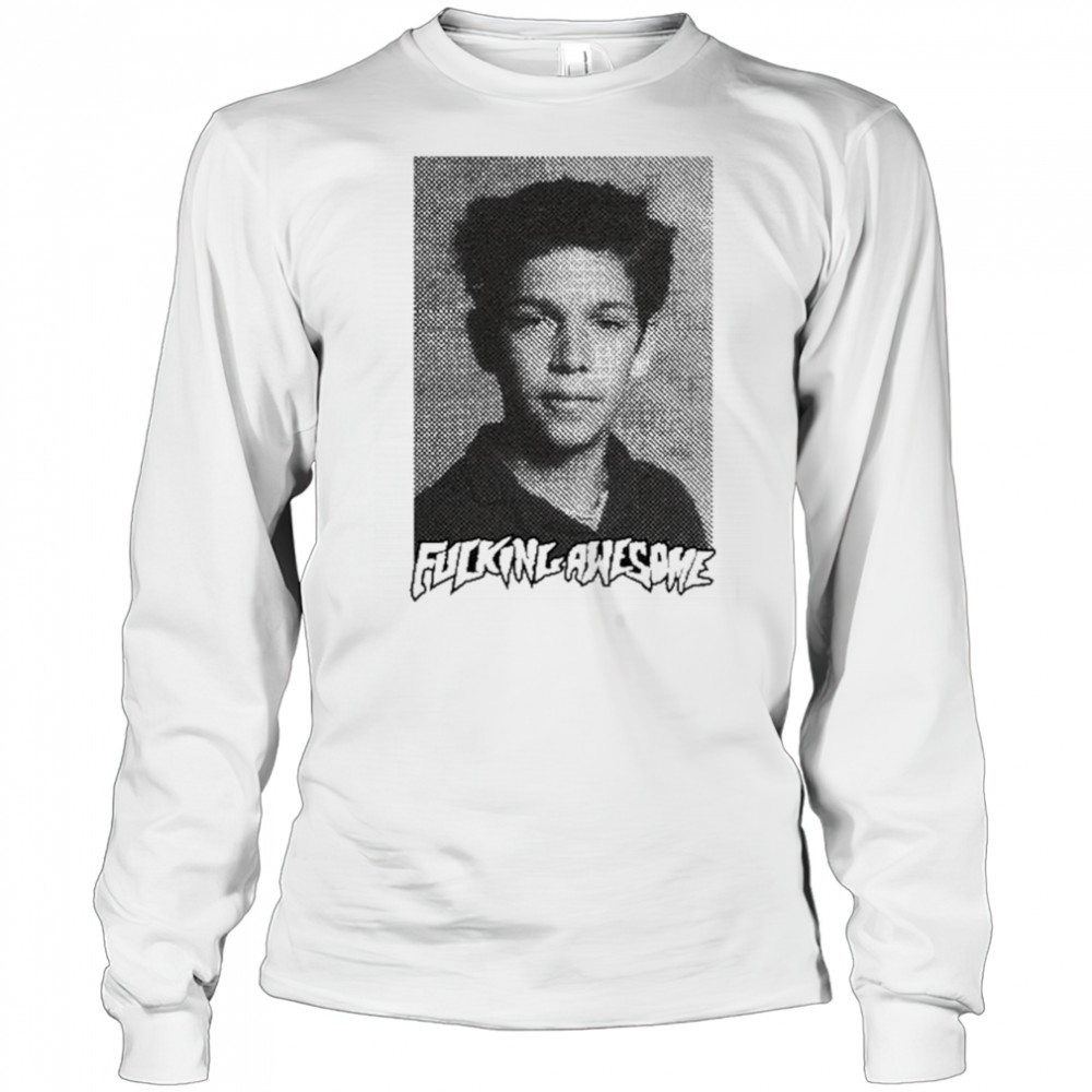 808 Skate Fucking Awesome Mark Gonzales Class Photo Shirt Long Sleeved