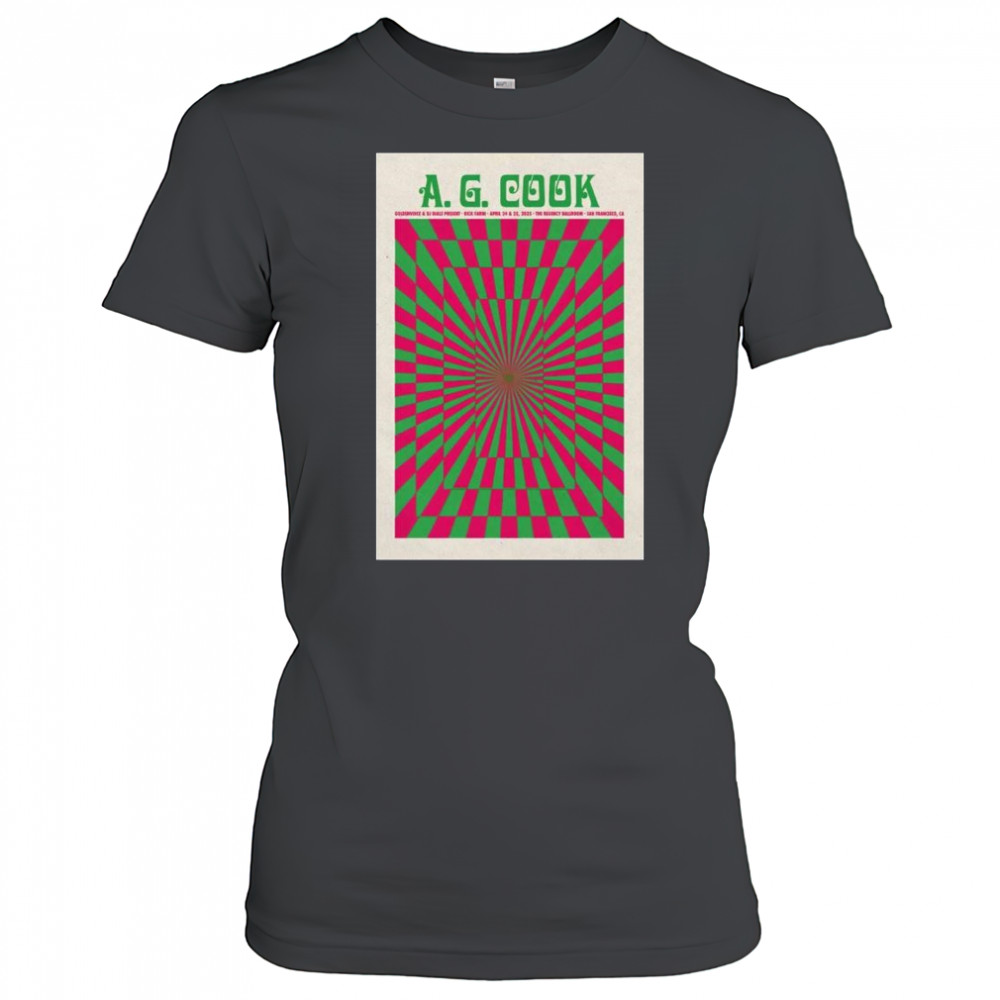 A. G. Cook Regency Ballroom, San Francisco, CA Apr 24 & 25 2025 Tour t-shirt Women's T-shirt