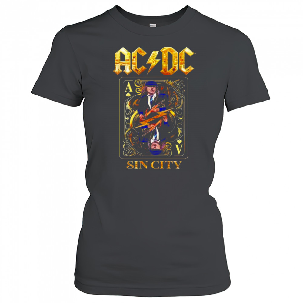 AC DC Las Vegas PWR UP Sin City Tour 2025 Shirt Women's T-shirt