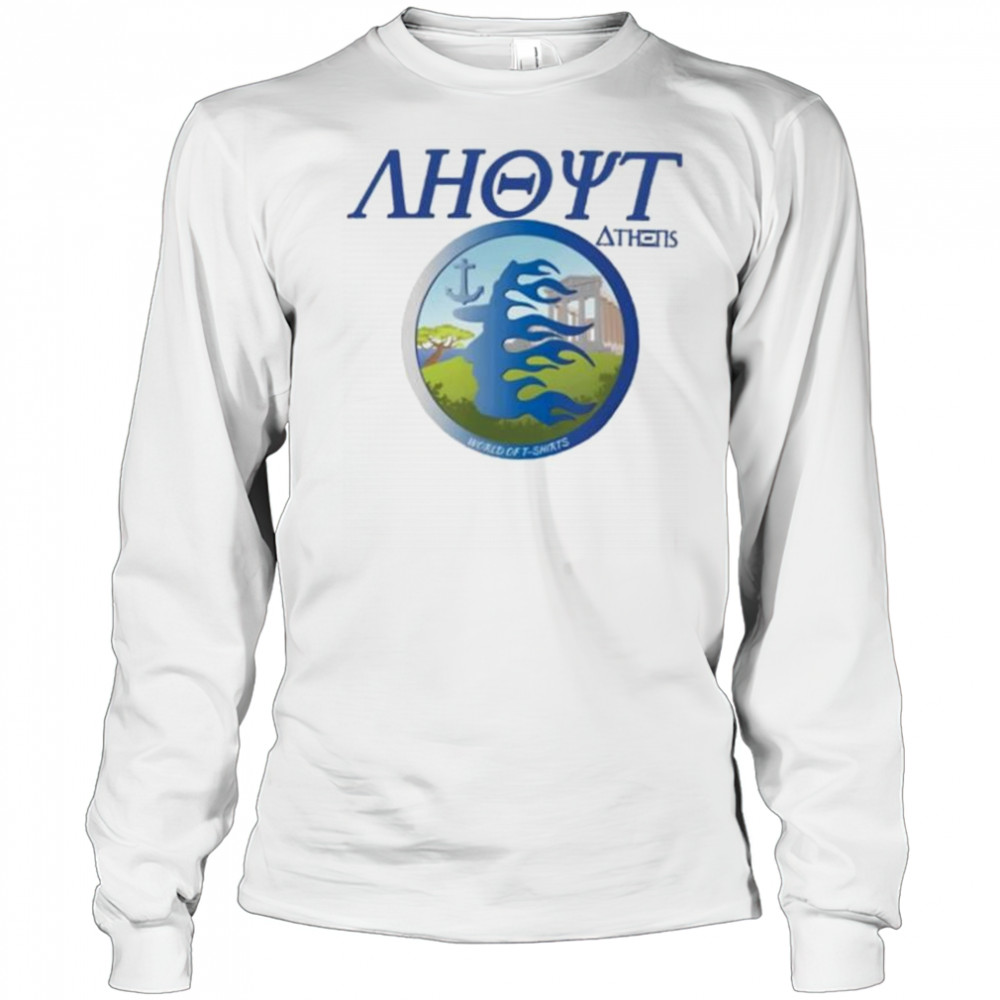 Ahoyt athens world of shirt Long Sleeved