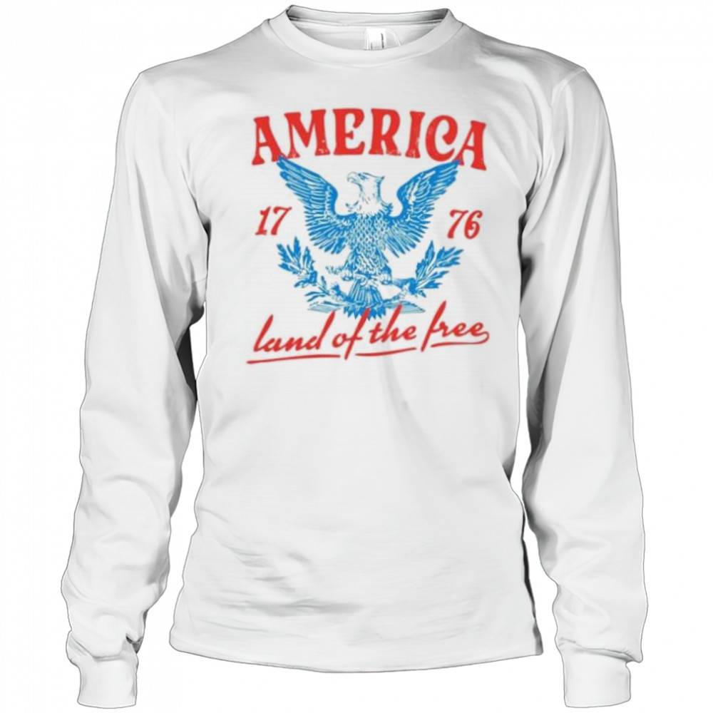 America land of the free 1776 shirt Long Sleeved