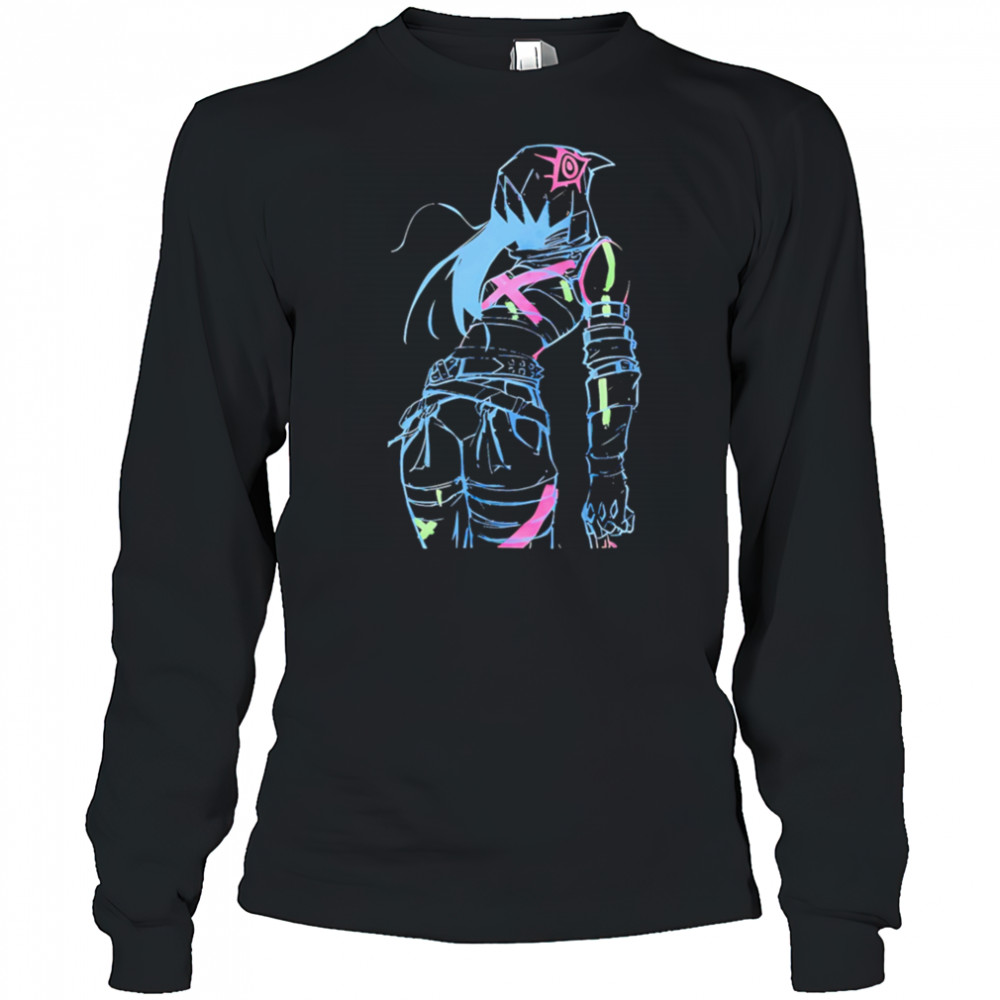 Arcane-inspired neon classic shirt Long Sleeved