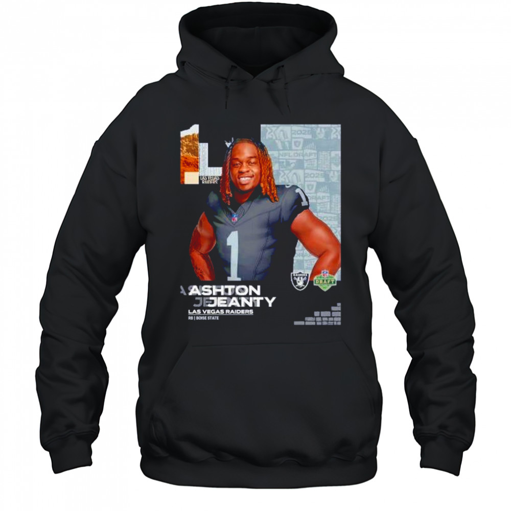 Ashton Jeanty Las Vegas Raiders 2025 NFL Draft cartoon shirt Hoodie