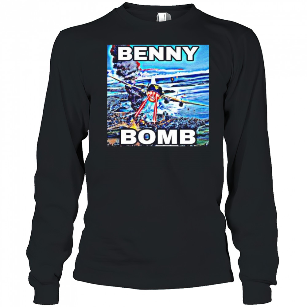 Benny Bomb Ben Lumsden West Virginia Mountaineers shirt Long Sleeved