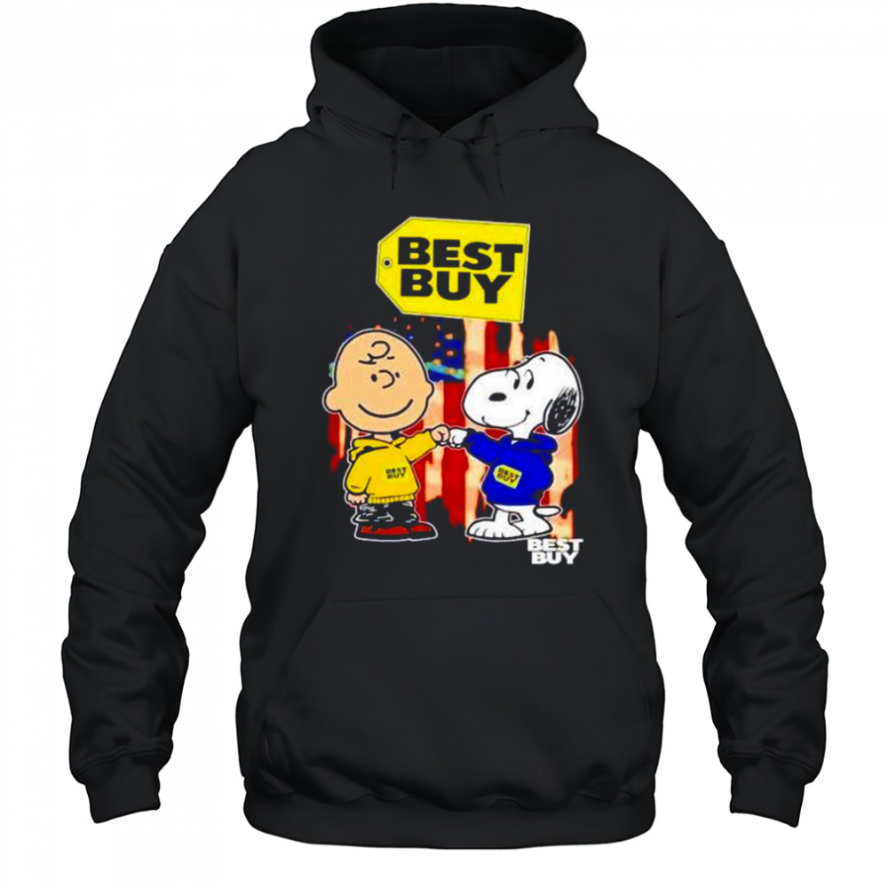 Best Buy Charlie Brown and Snoopy shirt Hoodie