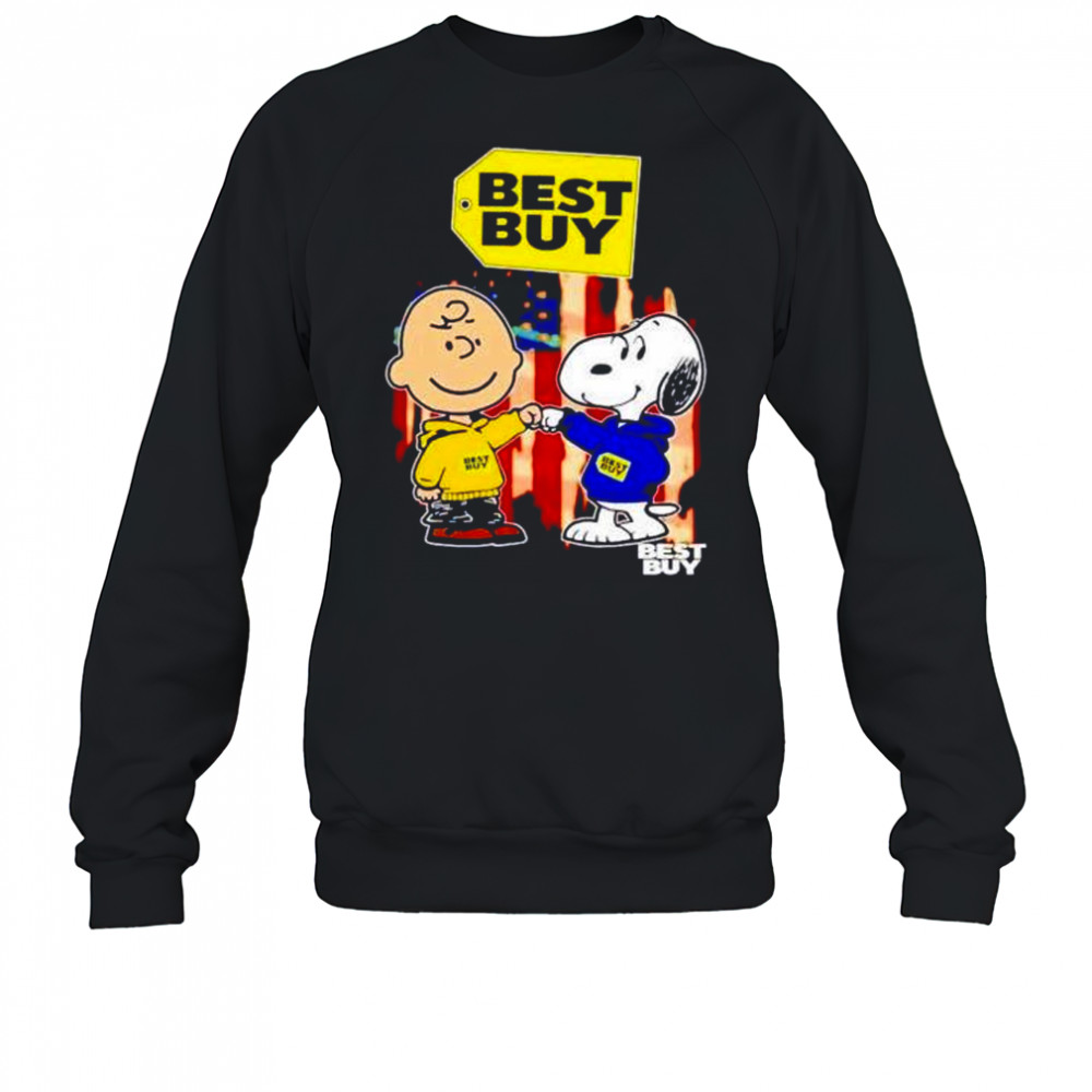 Best Buy Charlie Brown and Snoopy shirt Sweatshirt