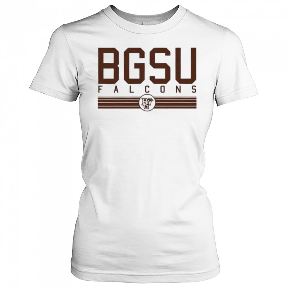 BGSU Falcons logo stripe shirt Women's T-shirt