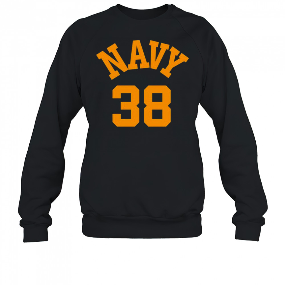 Bill Belichick Wearing Navy 38 T-shirt Sweatshirt