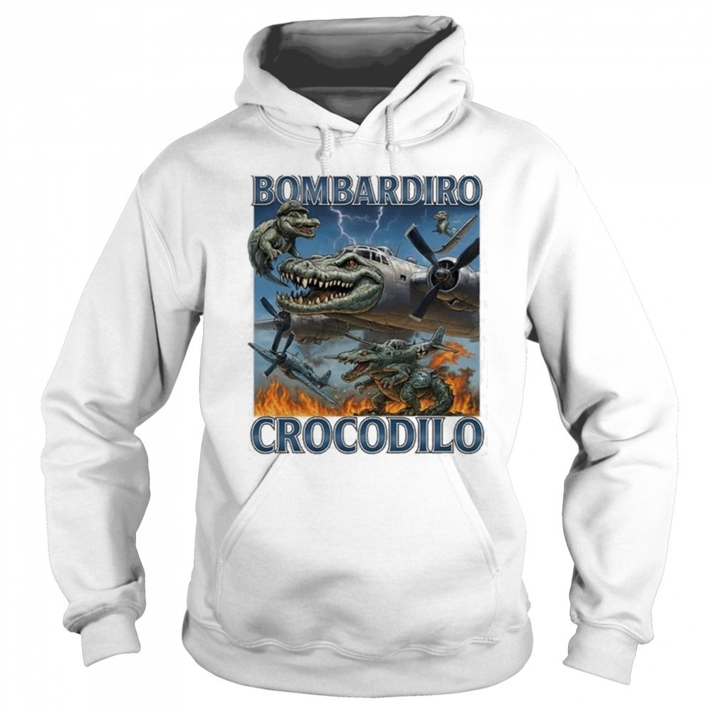 Bombardiro Crocodilo Italian Brainrot Meme Shirt Sweatshirt