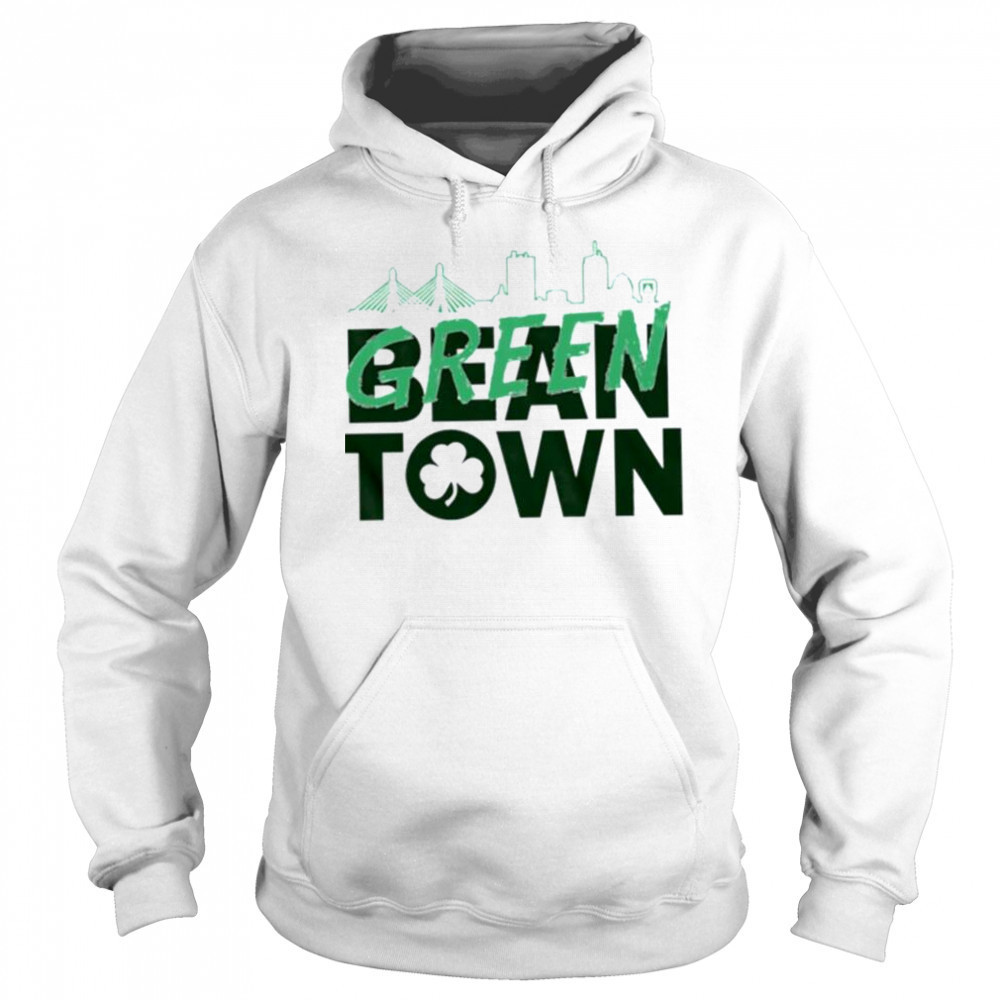 Boston basketball green town skyline shirt Sweatshirt