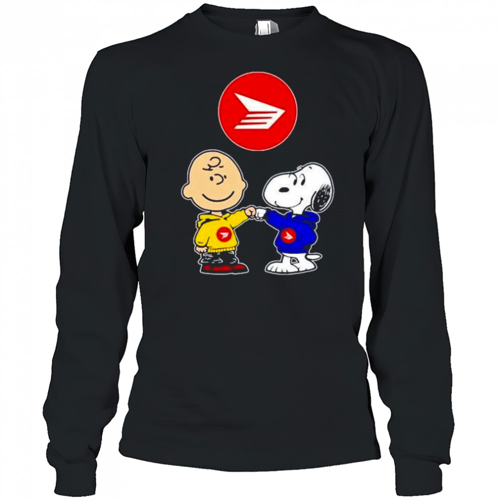 Canada Post Charlie Brown and Snoopy shirt Long Sleeved