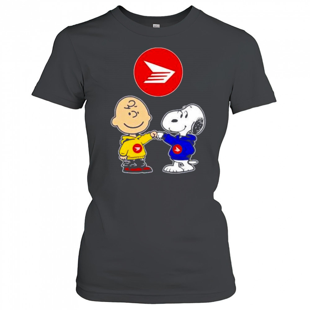 Canada Post Charlie Brown and Snoopy shirt Women's T-shirt