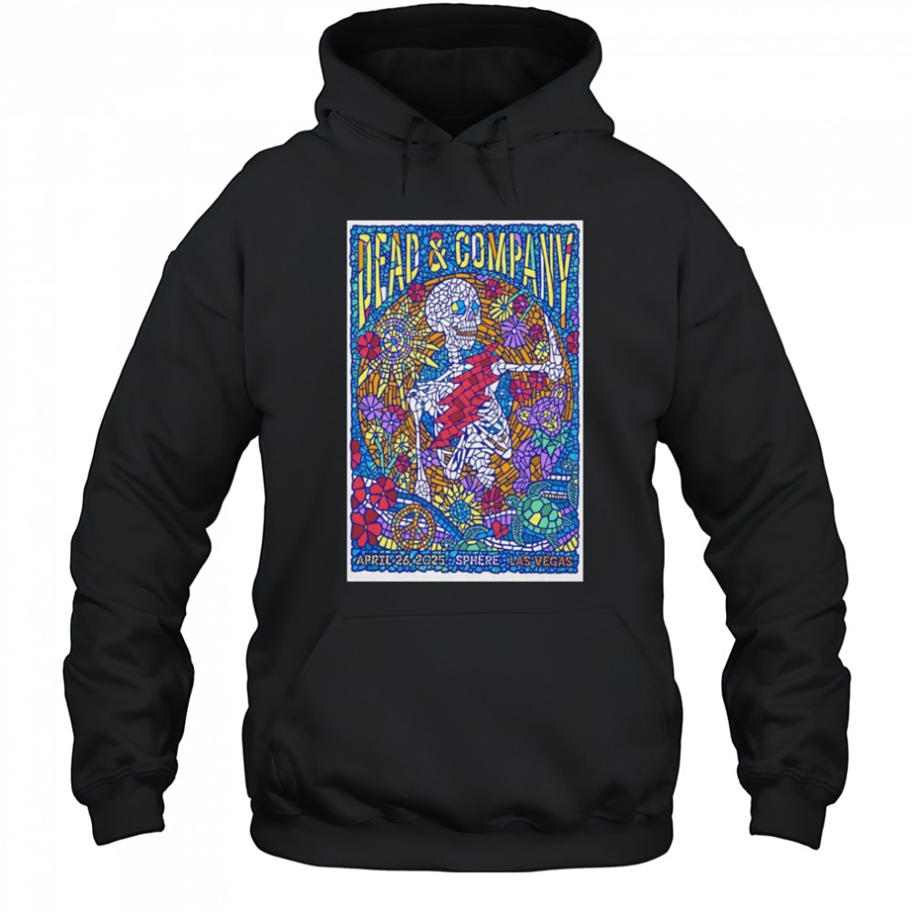 Dead & Company At Sphere In Las Vegas, NV On Apr 26 2025 Tour t-shirt Hoodie