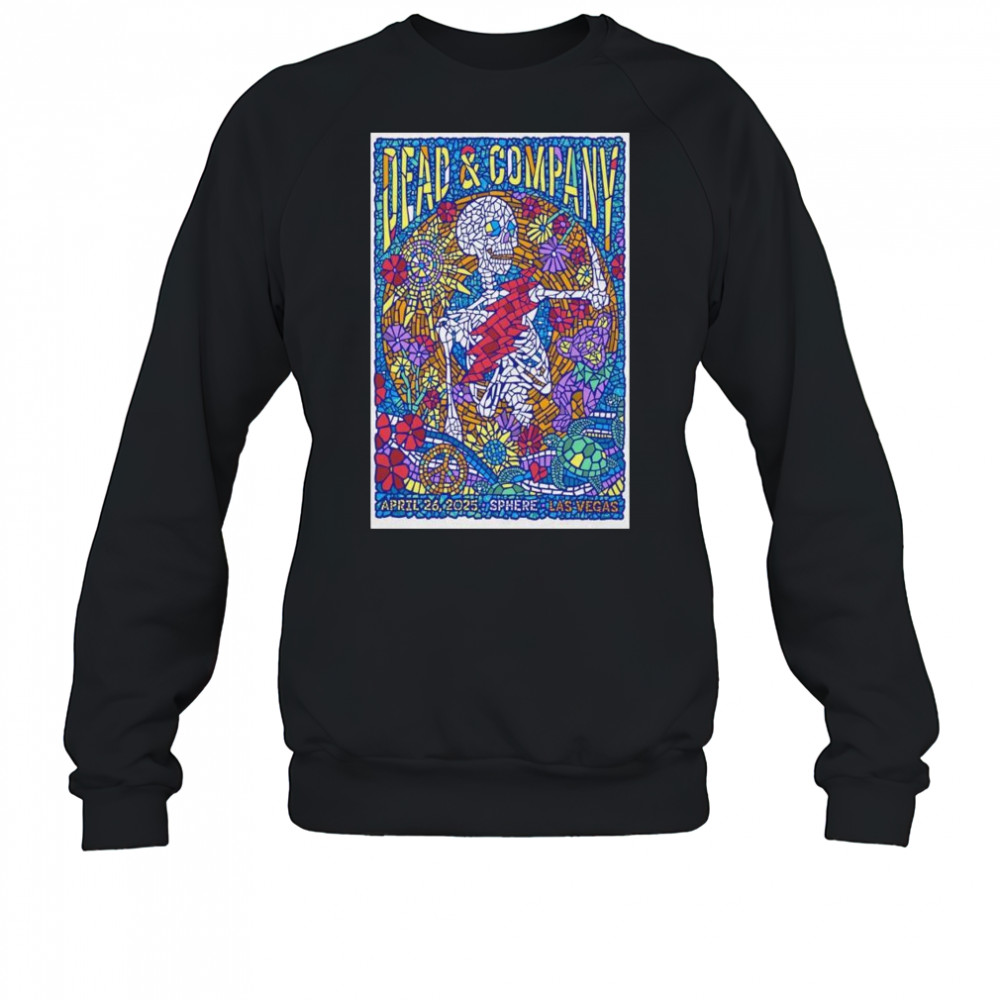 Dead & Company At Sphere In Las Vegas, NV On Apr 26 2025 Tour t-shirt Sweatshirt