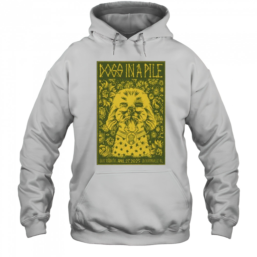 Dogs In A Pile Jack Rabbits Live Jacksonville, FL Apr 27th 2025 t-shirt Hoodie