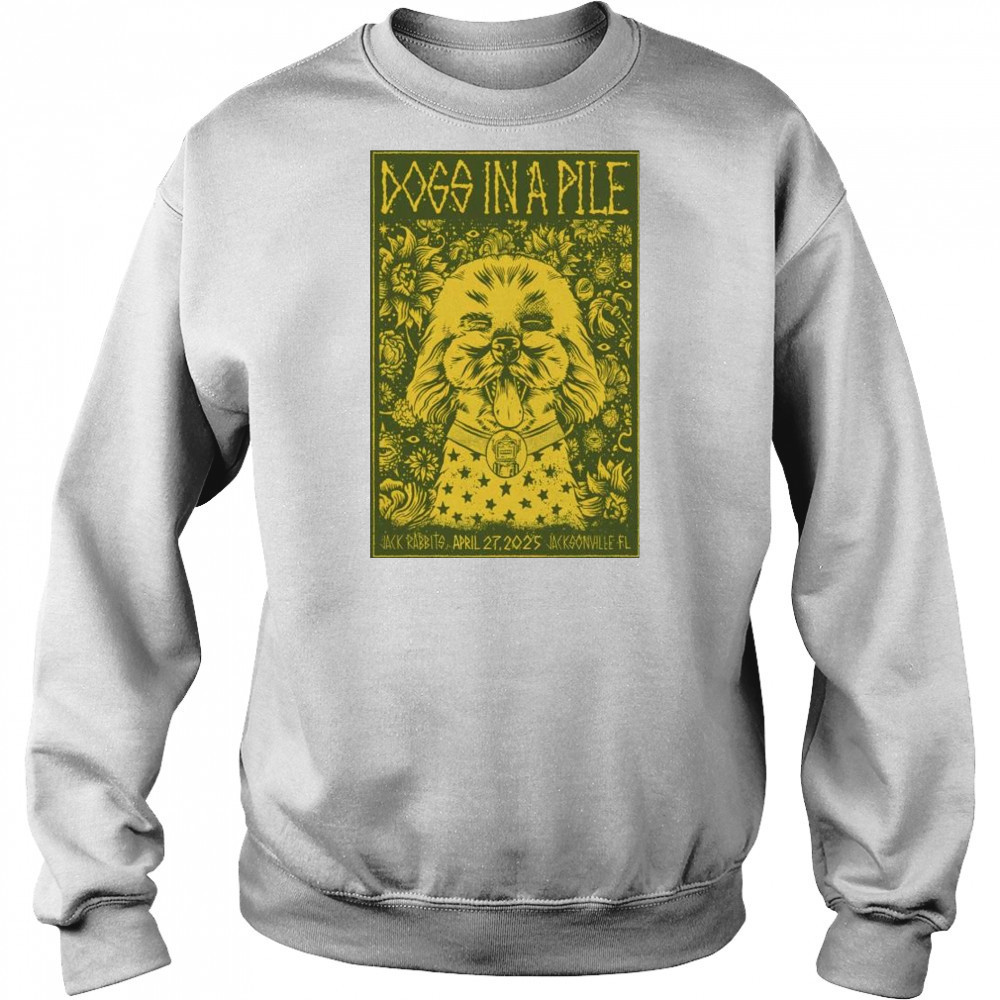 Dogs In A Pile Jack Rabbits Live Jacksonville, FL Apr 27th 2025 t-shirt Hoodie