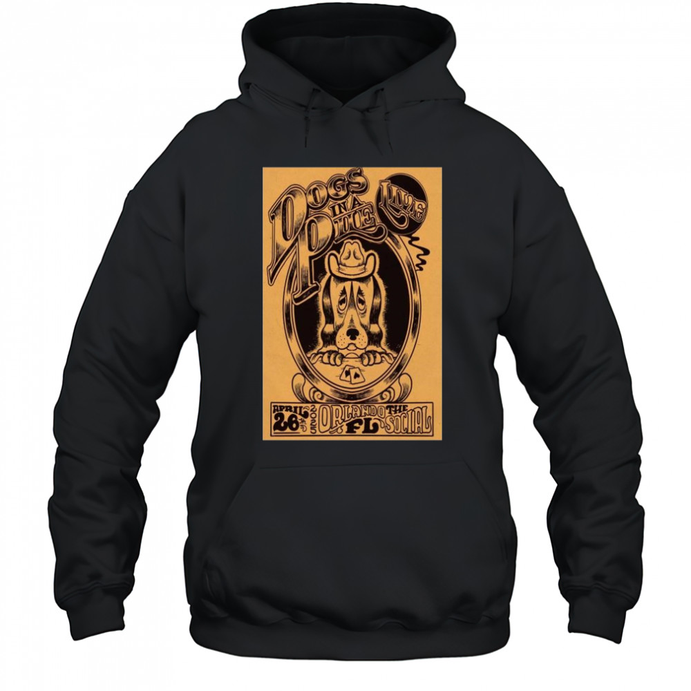 Dogs In A Pile The Social, Orlando, FL Apr 26 2025 Concert t-shirt Hoodie