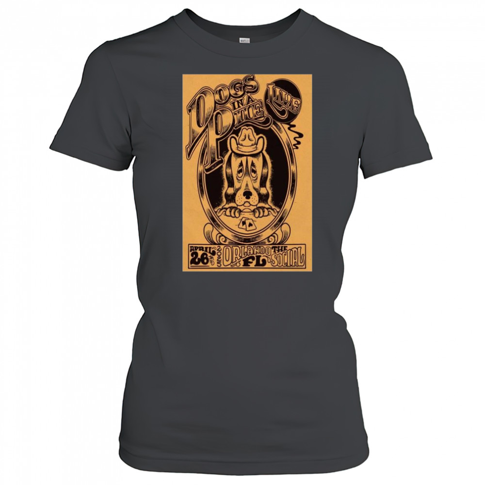 Dogs In A Pile The Social, Orlando, FL Apr 26 2025 Concert t-shirt Women's T-shirt