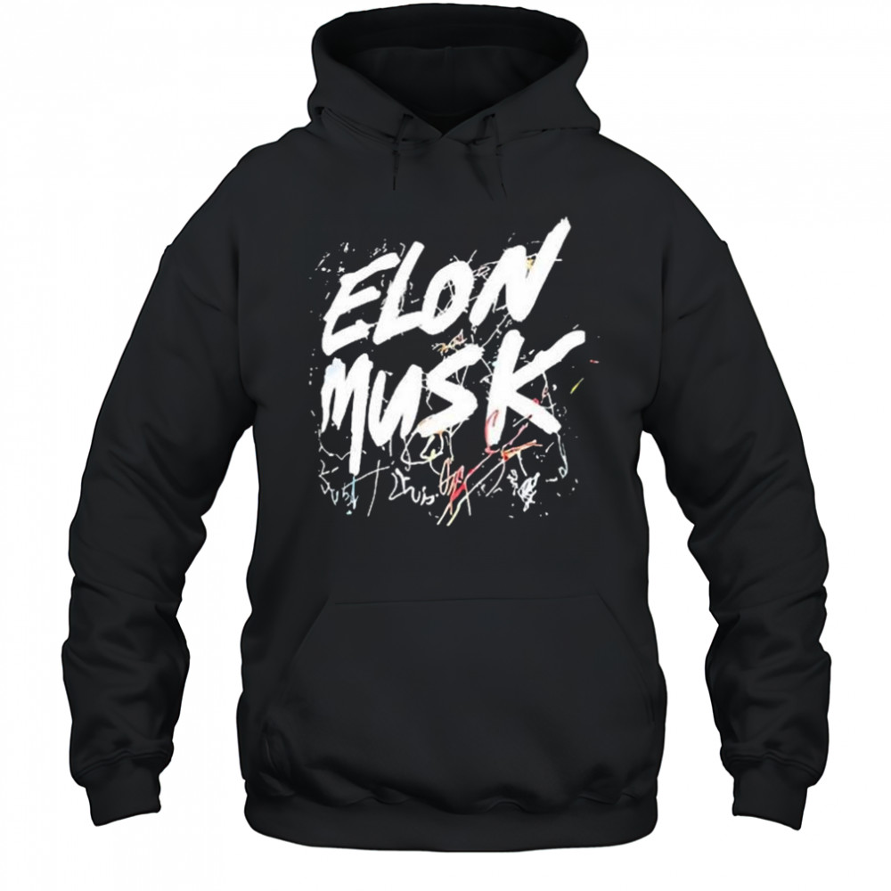 Elon Musk text scratchy 2025 t-shirt Hoodie