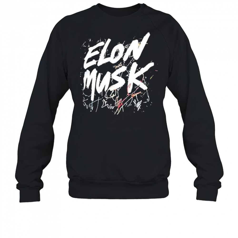Elon Musk text scratchy 2025 t-shirt Sweatshirt