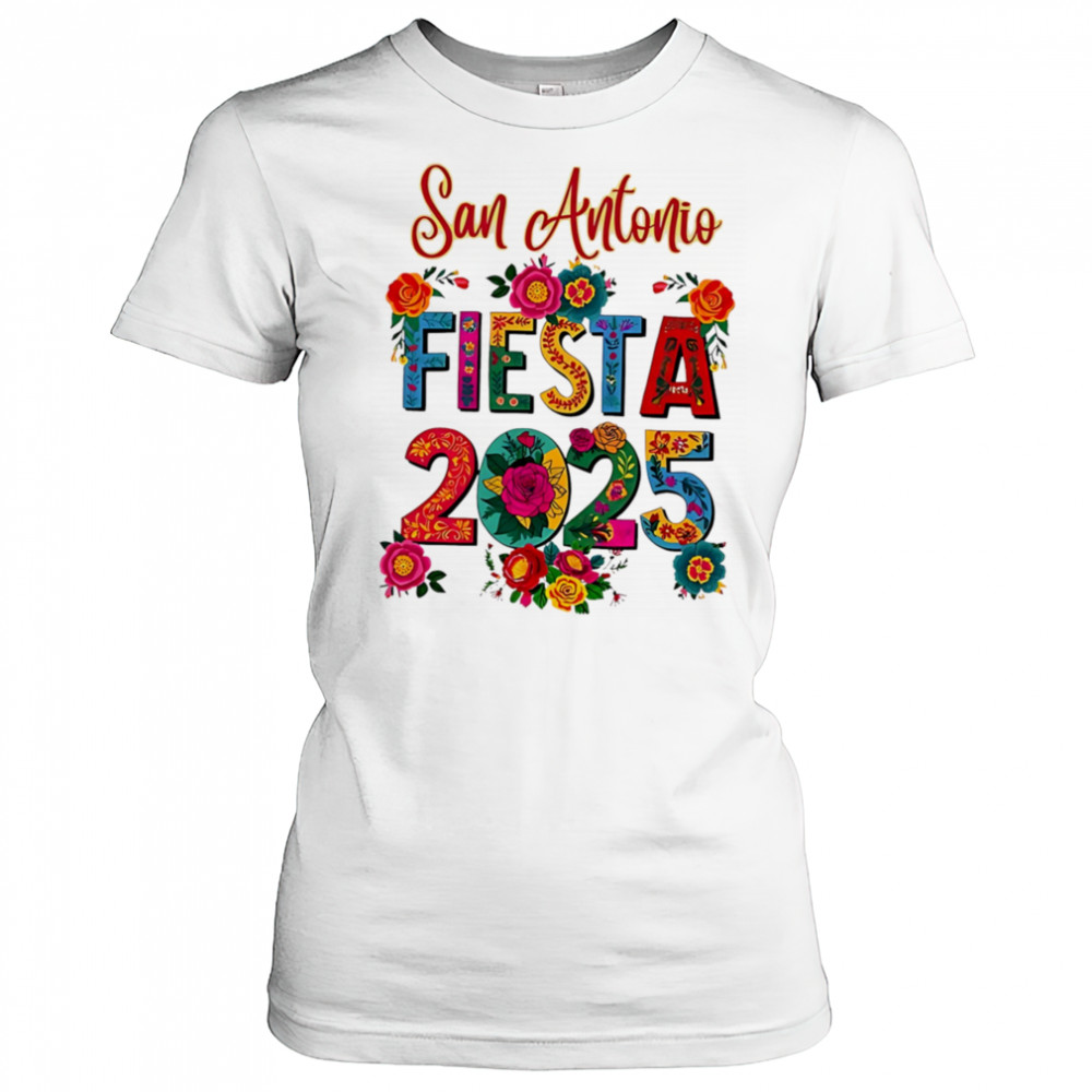 Fiesta san antonio mexican party decor festival 2025 shirt Women's T-shirt