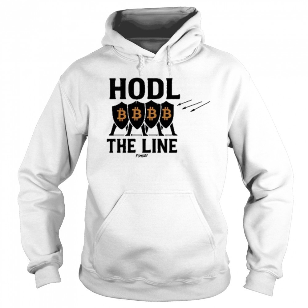 Hodl The Line Bitcoin Warrior T-shirt Sweatshirt