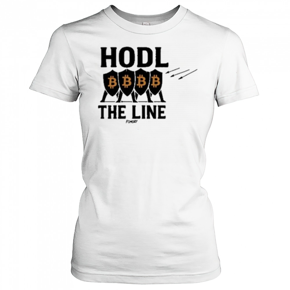 Hodl The Line Bitcoin Warrior T-shirt Women's T-shirt