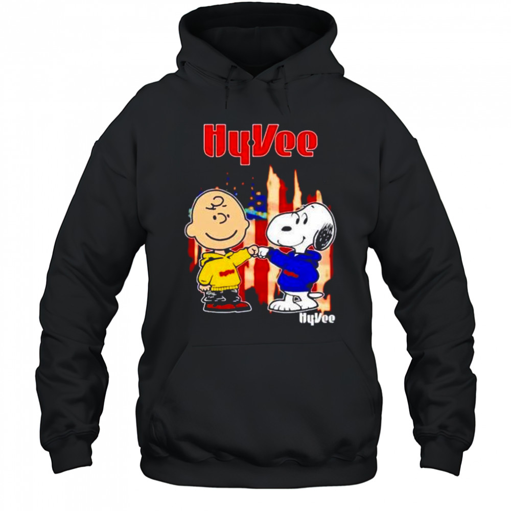 Hyvee Charlie Brown and Snoopy shirt Hoodie