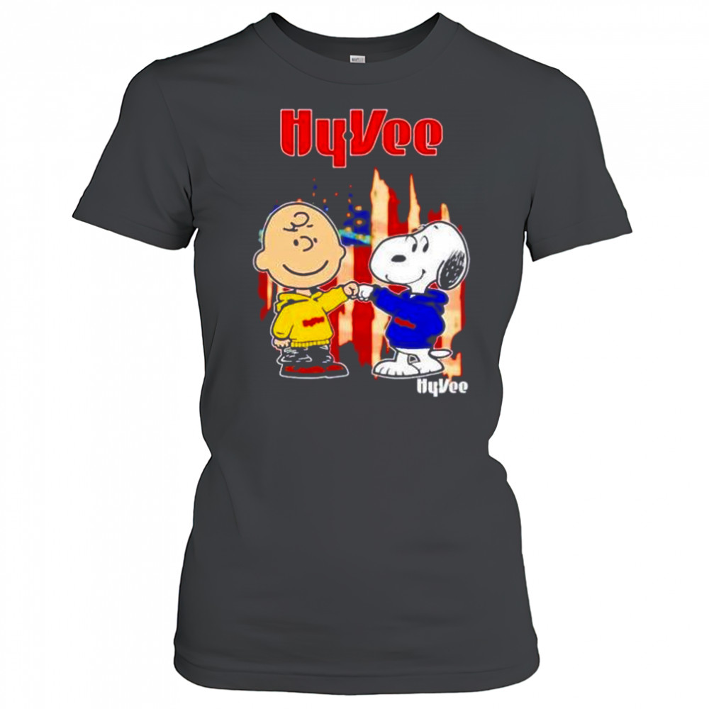 Hyvee Charlie Brown and Snoopy shirt Women's T-shirt