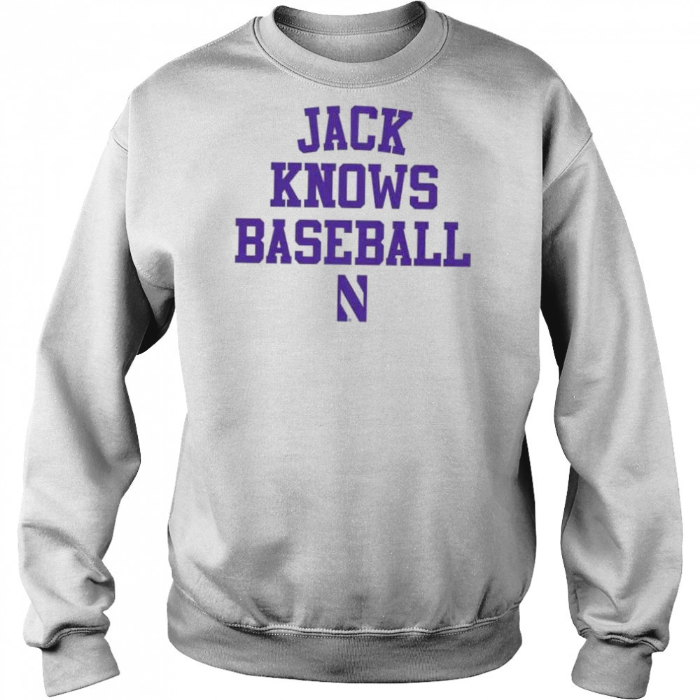Jack Lausch knows baseball Northwestern Wildcats shirt Hoodie