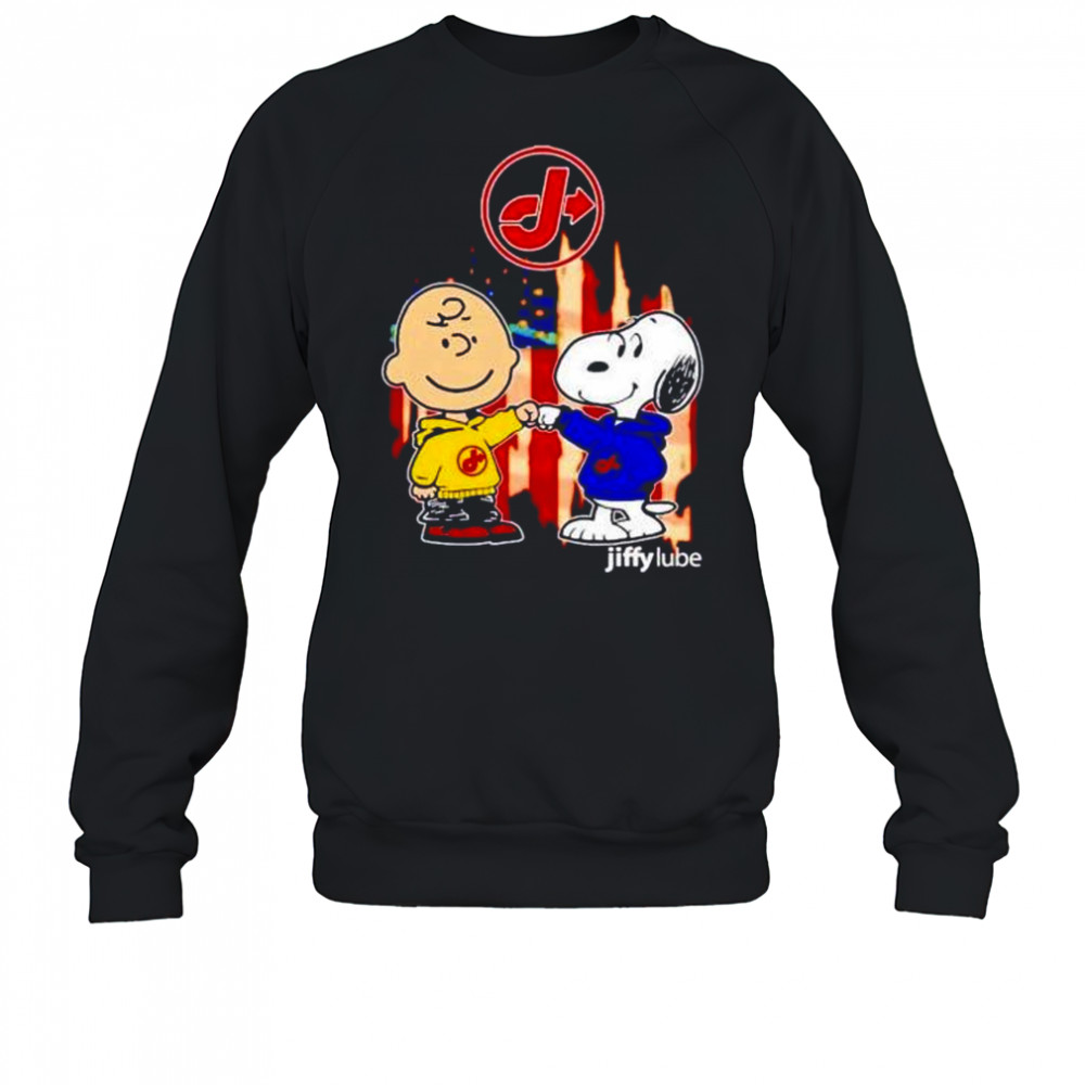 Jiffy Lube Charlie Brown and Snoopy shirt Sweatshirt