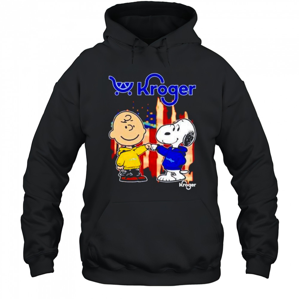 Kroger Charlie Brown and Snoopy shirt Hoodie