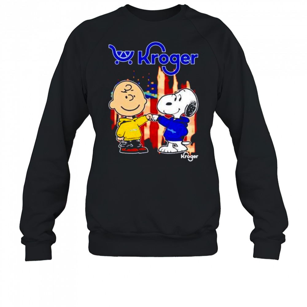 Kroger Charlie Brown and Snoopy shirt Sweatshirt