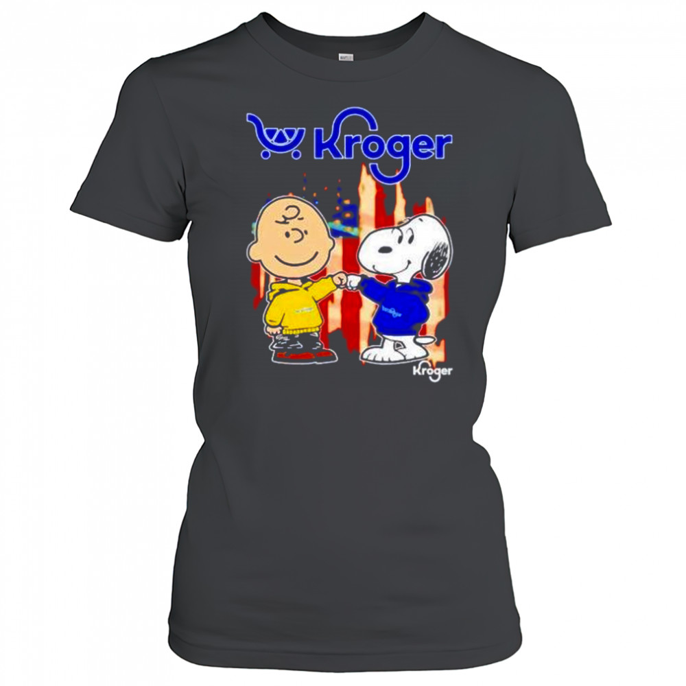 Kroger Charlie Brown and Snoopy shirt Women's T-shirt