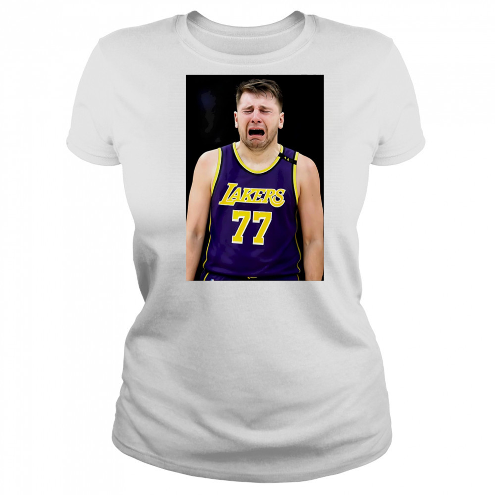Luka Doncic crying funny shirt Women's T-shirt