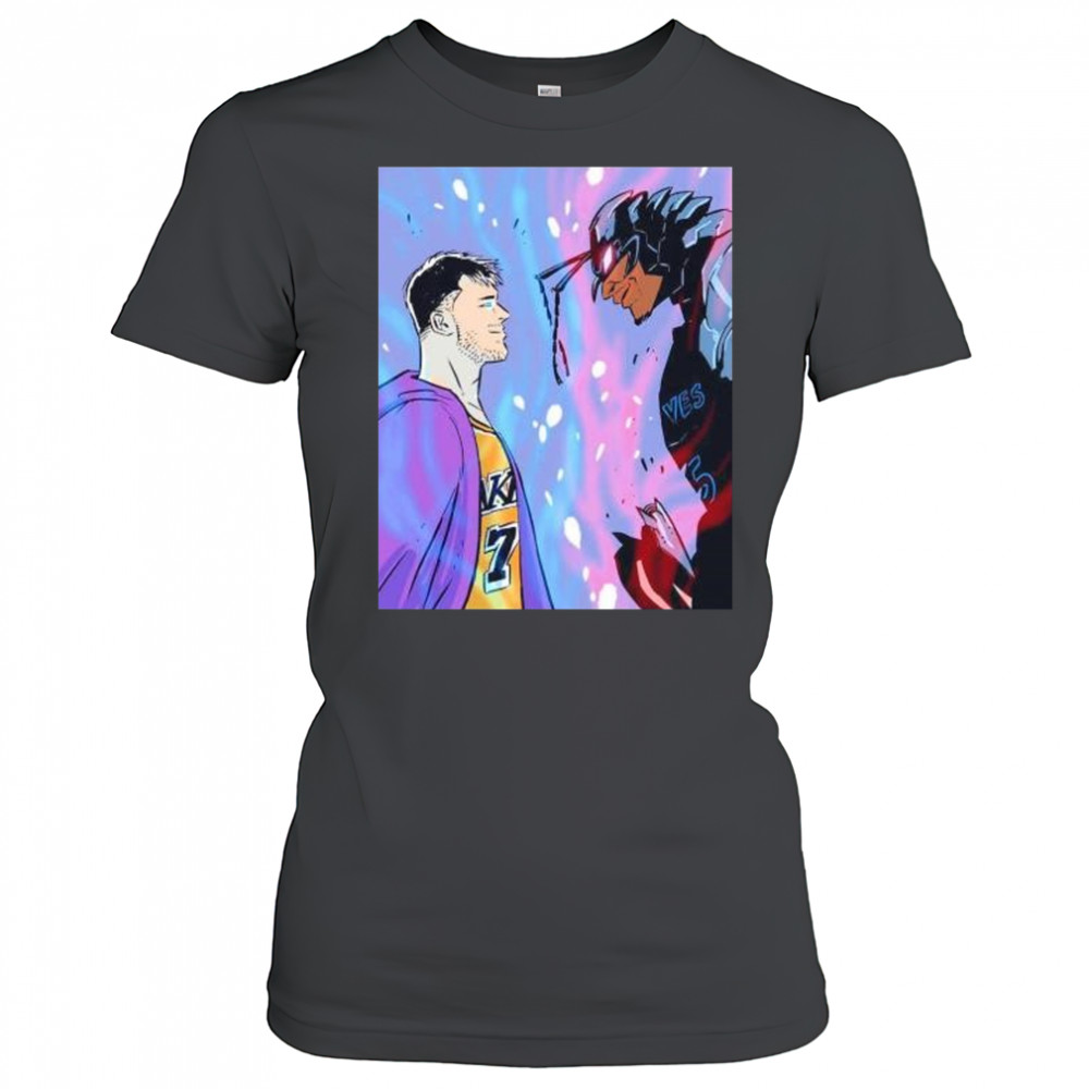 Luka Doncic vs Anthony Edwards x Solo Leveling shirt Women's T-shirt